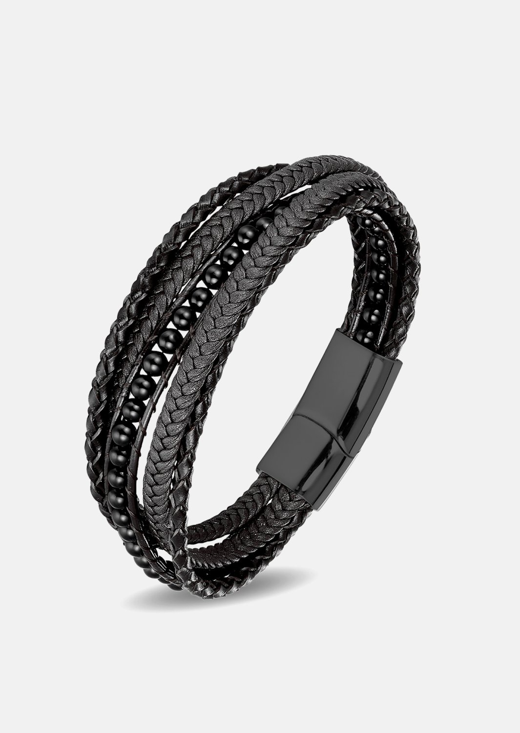 Leren armband Raven Echo