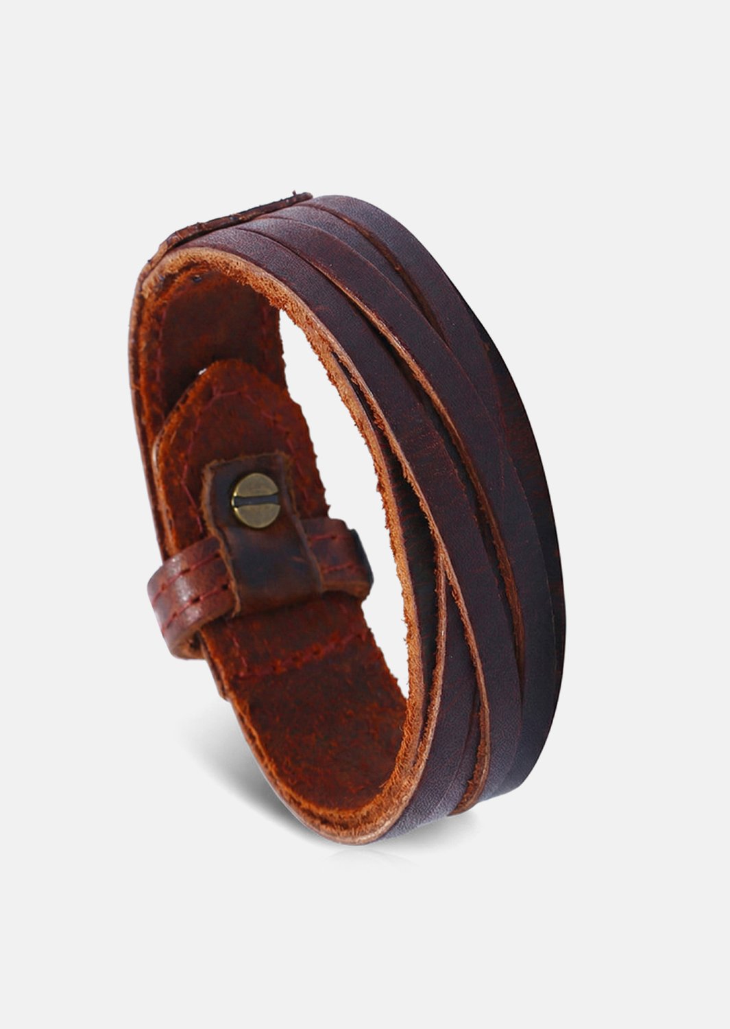 Leren armband Rugged Vow