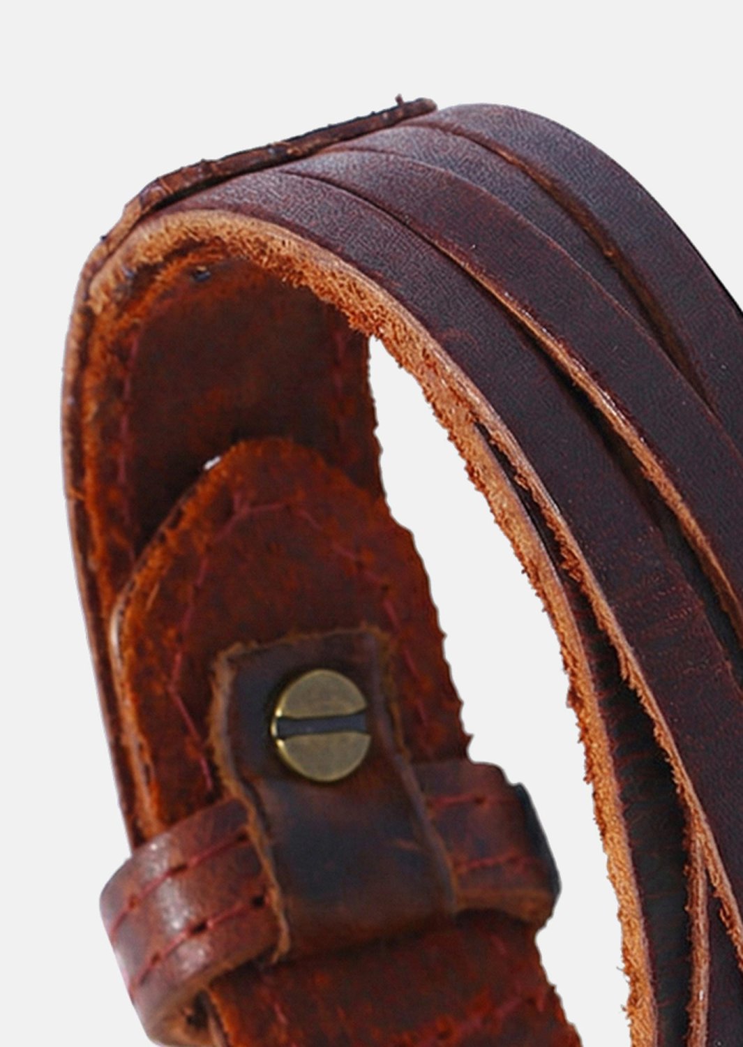 Leren armband Rugged Vow