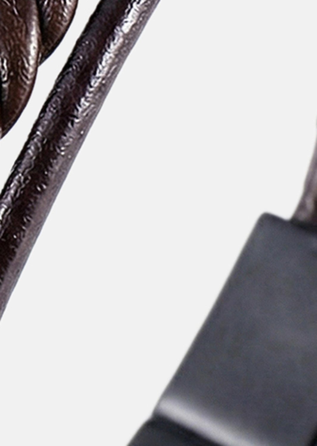Leren armband Cavalier Weave