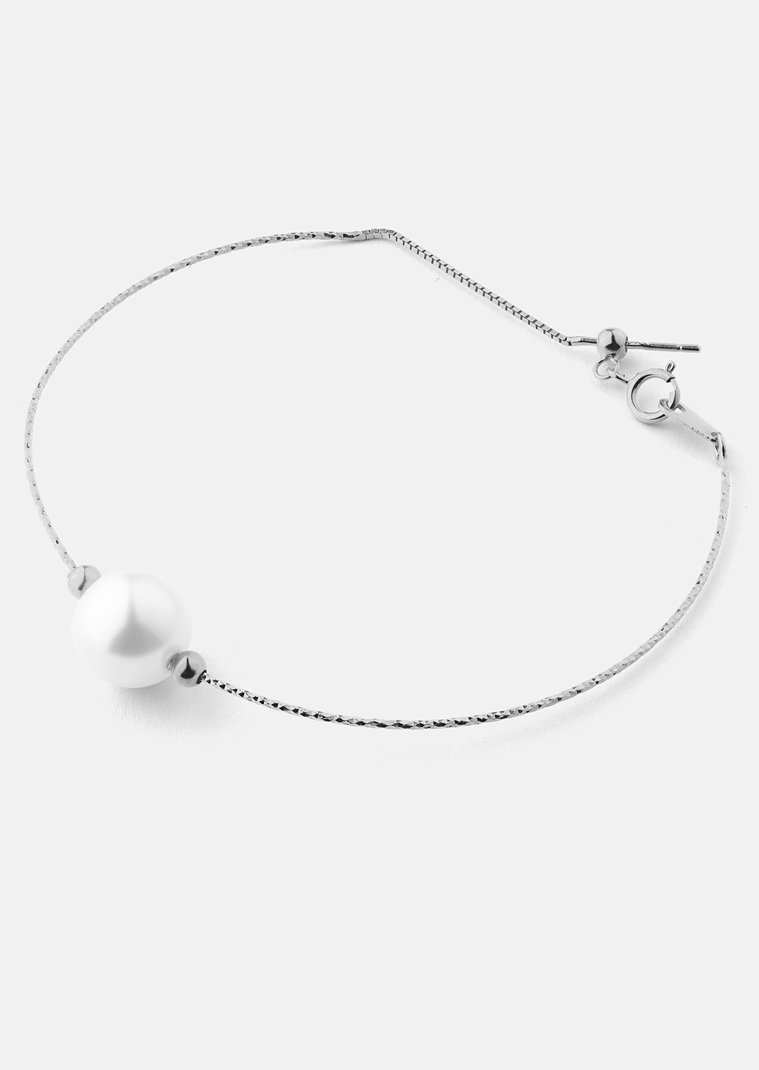 Armband Pearl Aura - Verzilverd