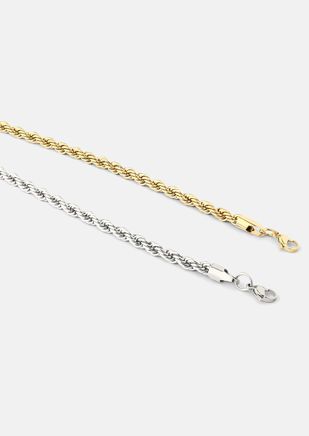 Armband Twisted Link- Verzilverd