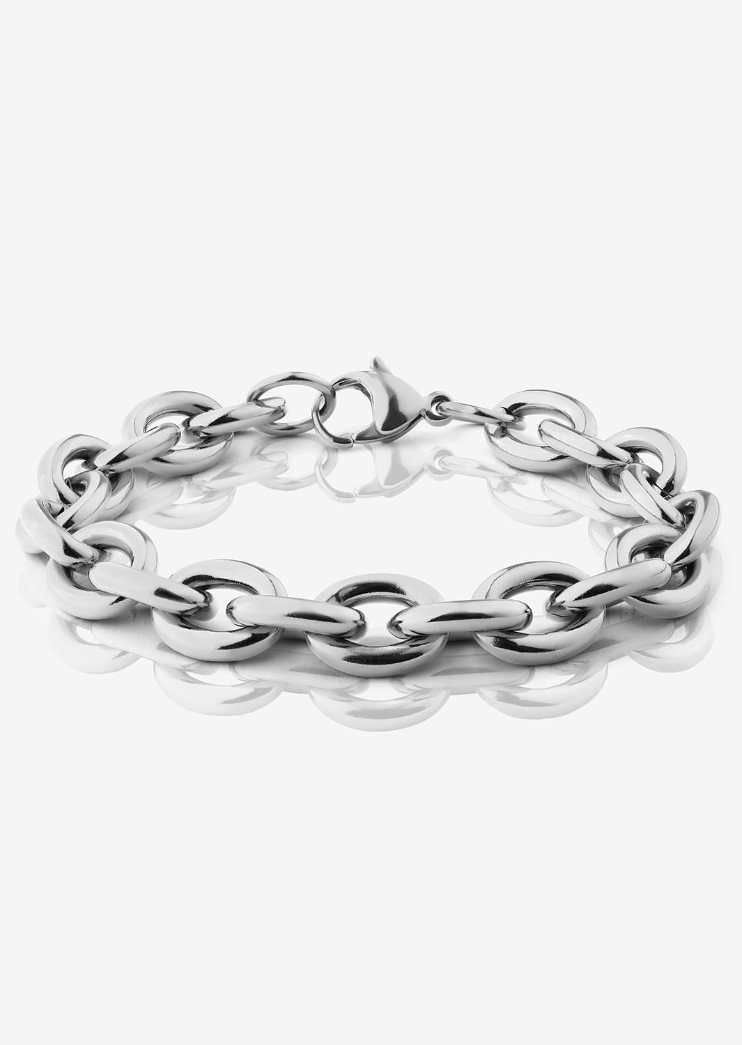 Armband Loop – Verzilverd