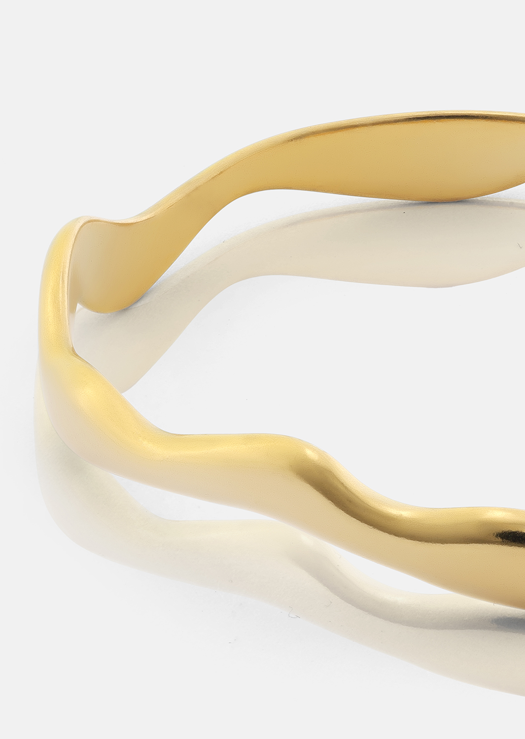 Armband Waveform - 18k Gold Plated