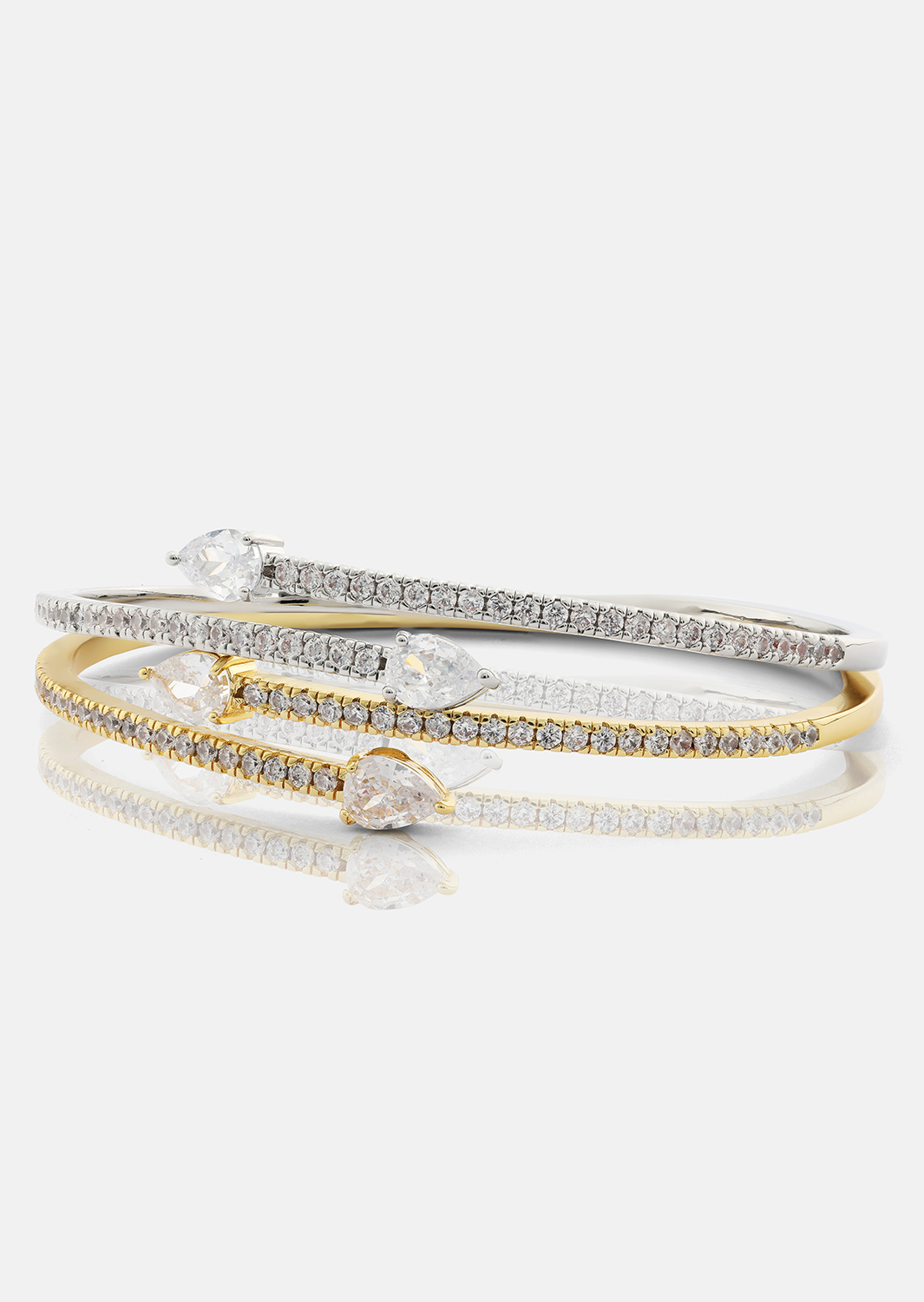 Armband Lumière Spark Stack - 18k Verguld