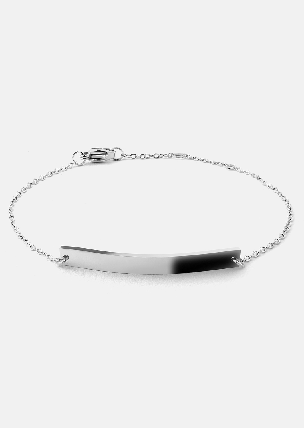 Armband Lineara - Verzilverd