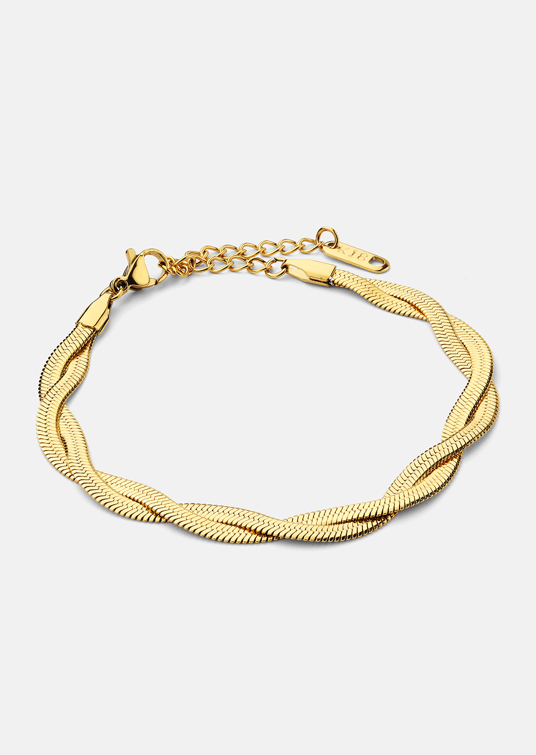 Armband Twist Glow - 18k Verguld
