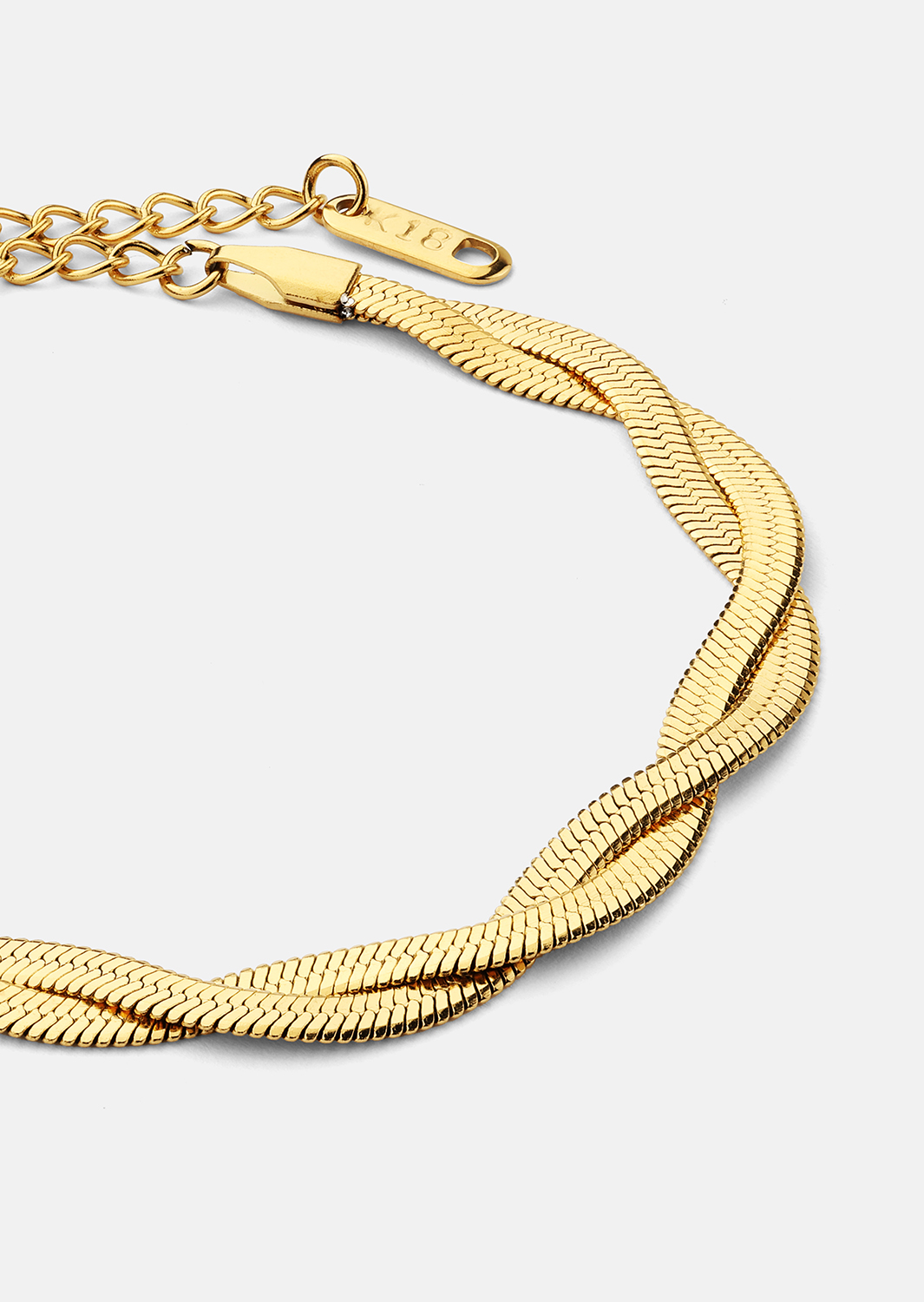 Armband Twist Glow - 18k Verguld