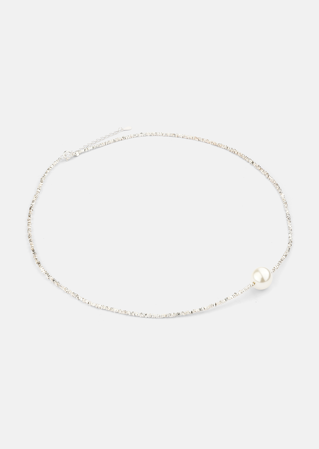 Ketting Natuna - Verzilverd