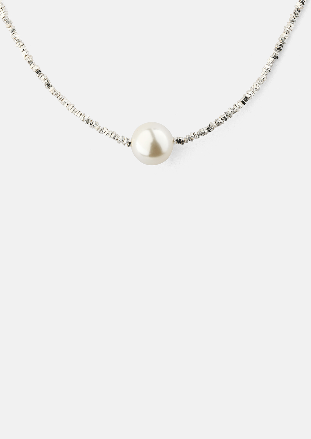 Ketting Natuna - Verzilverd