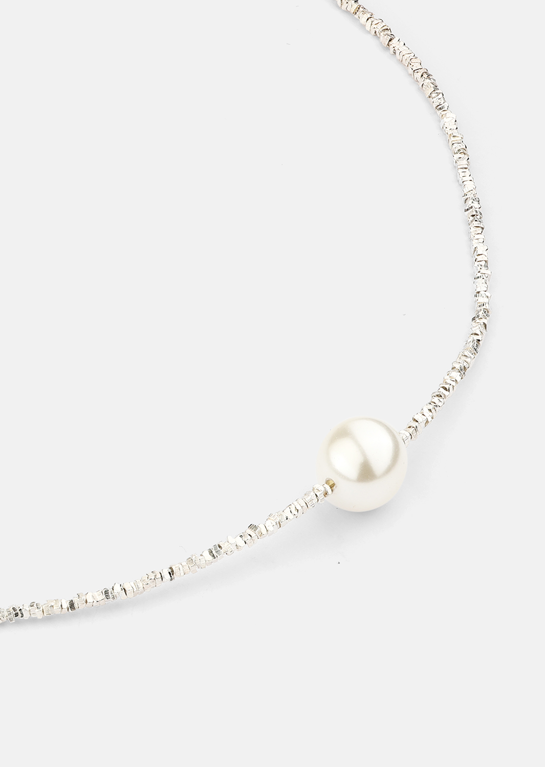 Ketting Natuna - Verzilverd