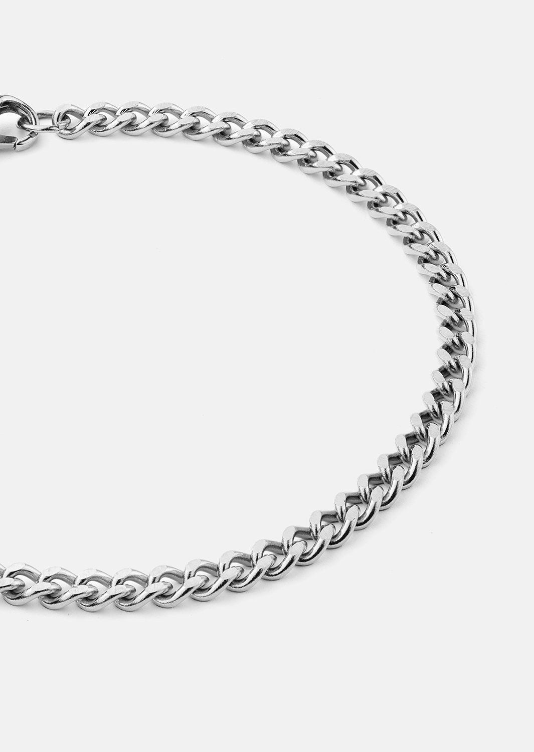 Silver Link Chain Bracelet - Silver Plated