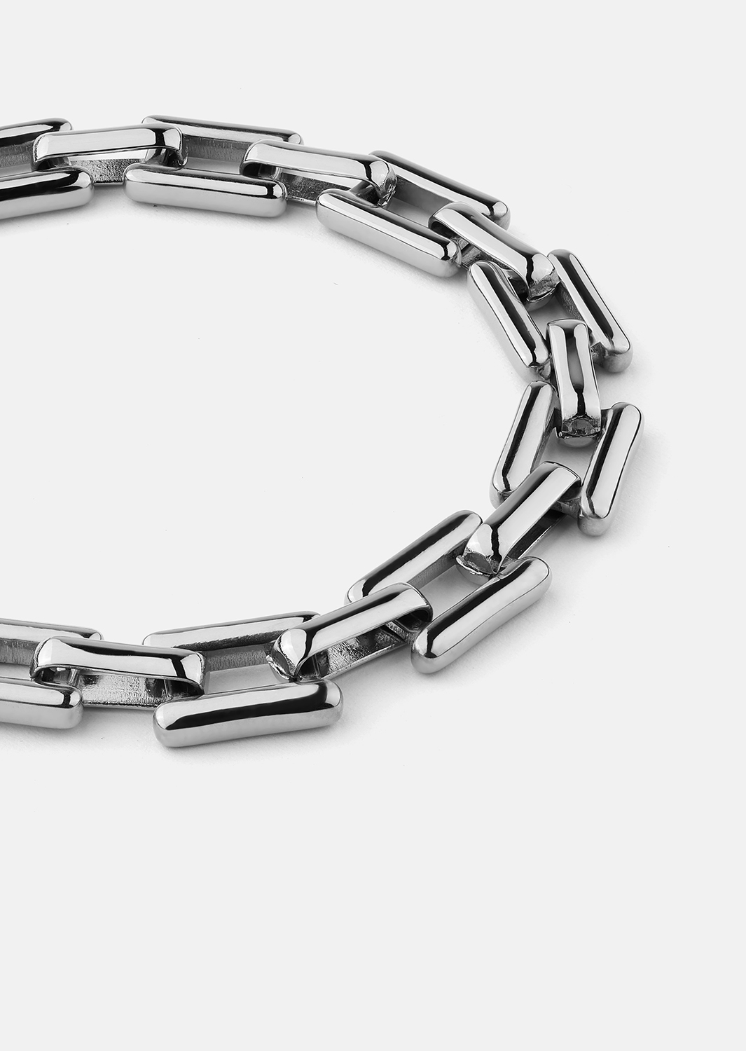 Armband Luxe Link- Verzilverd
