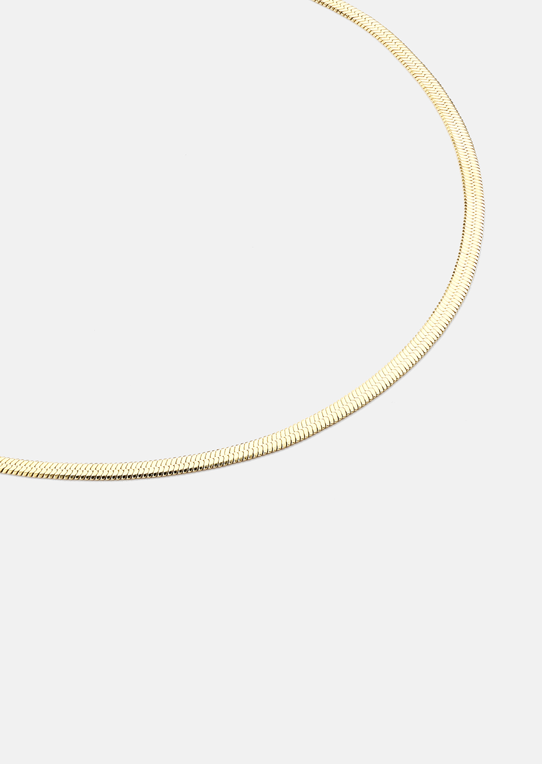 Ketting Classic Link- 18k Verguld