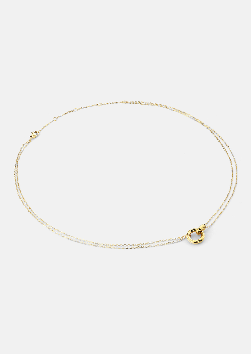 Ketting Orbit – 18k Verguld