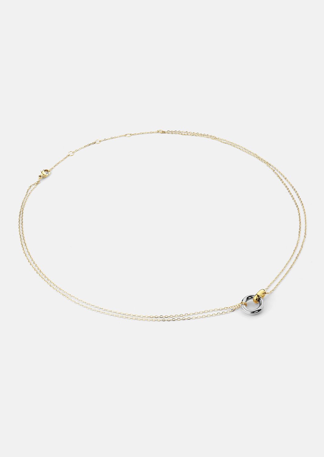 Ketting Orbit – Verzilverd