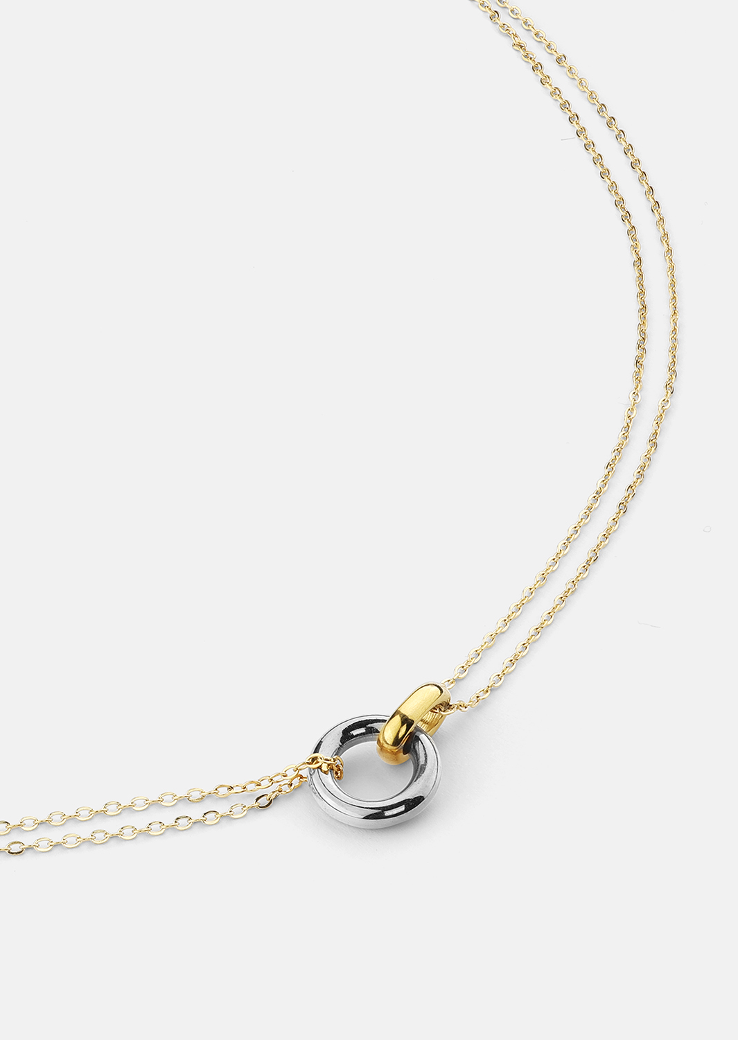 Ketting Orbit – Verzilverd