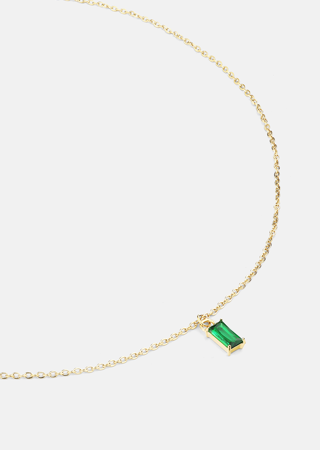 Ketting Emeraldis - 18k Verguld