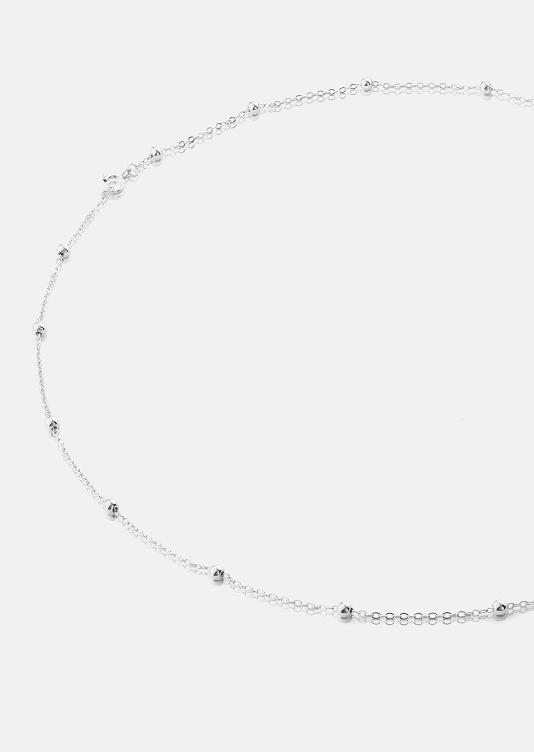 Ketting Majestic - Verzilverd