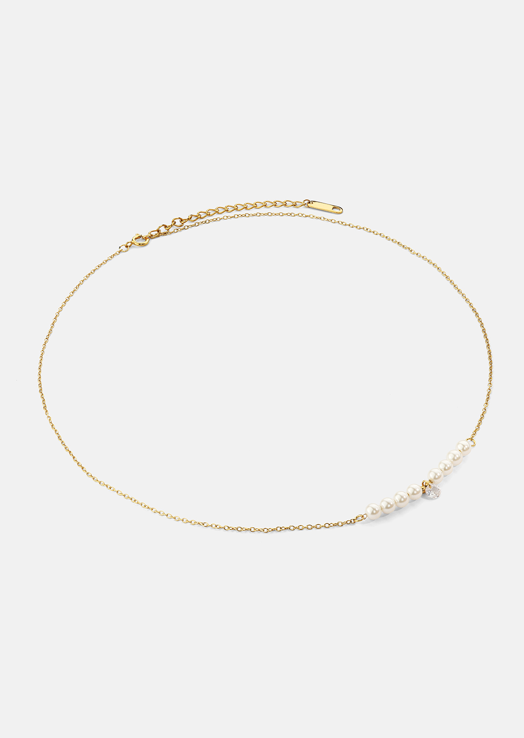 Ketting Moonlet Grace - 18k Verguld