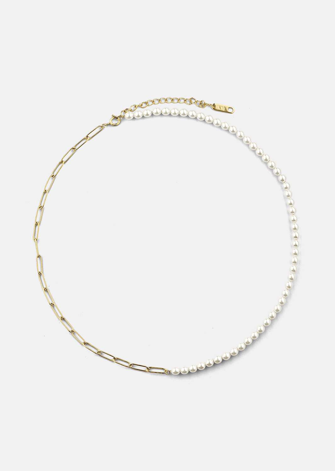 Ketting Pearl Harmony - 18k Verguld