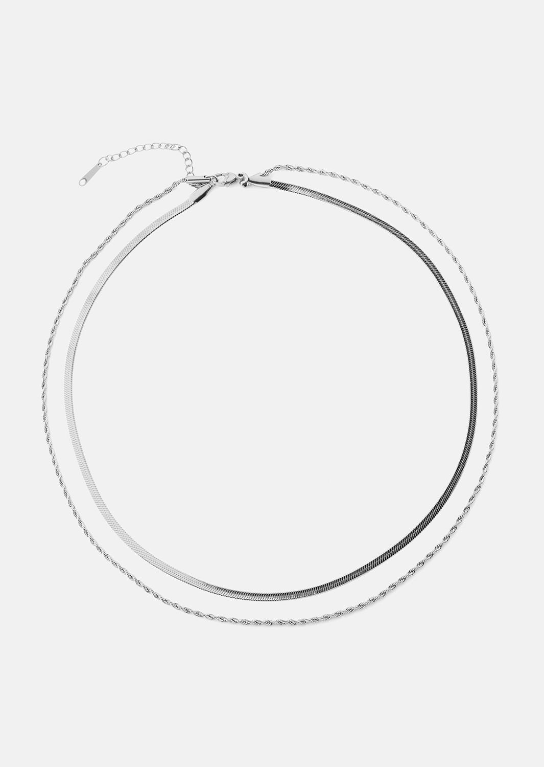 Verona Ketting – Verzilverd