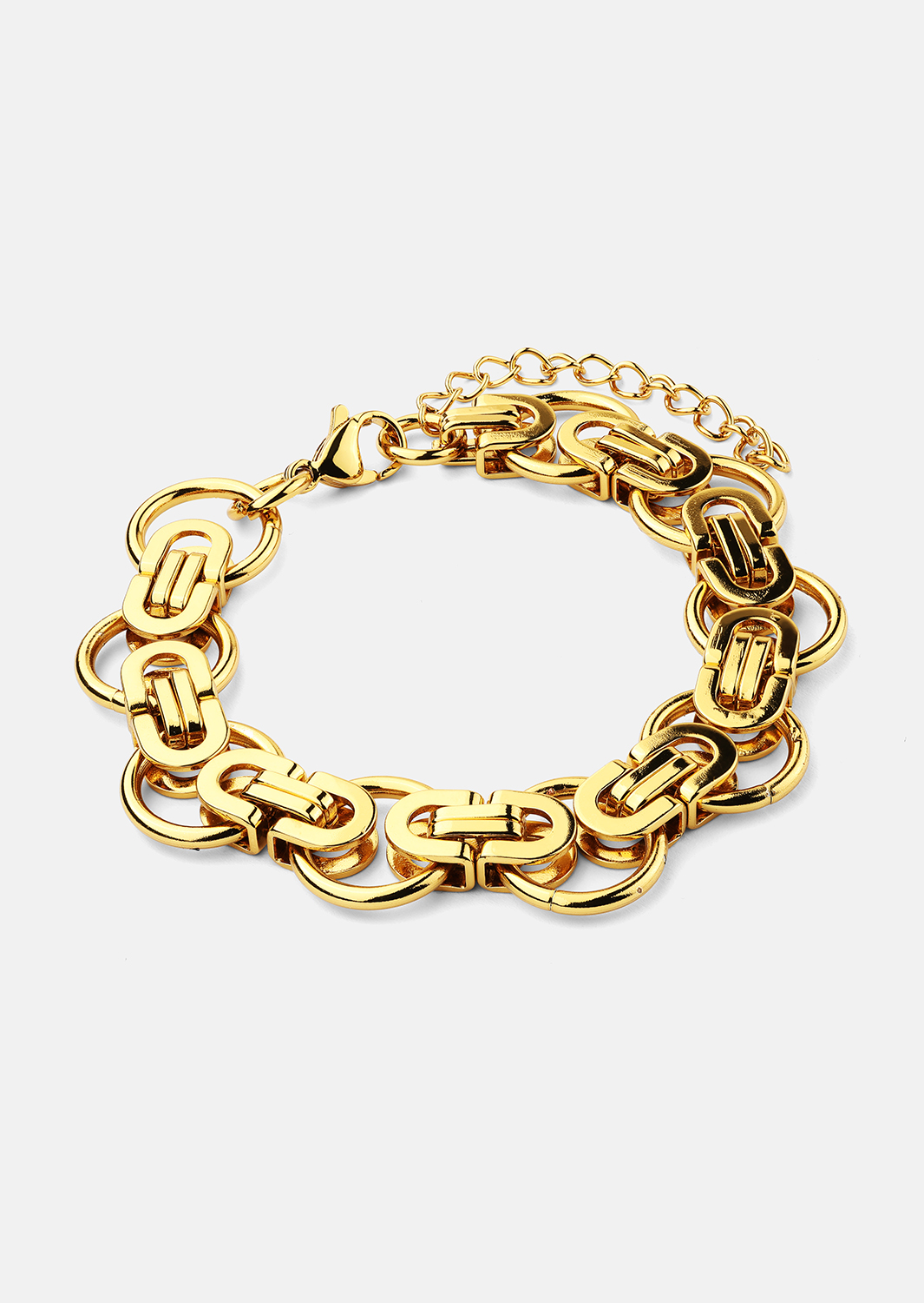 Armband Geo Loop - 18k Verguld