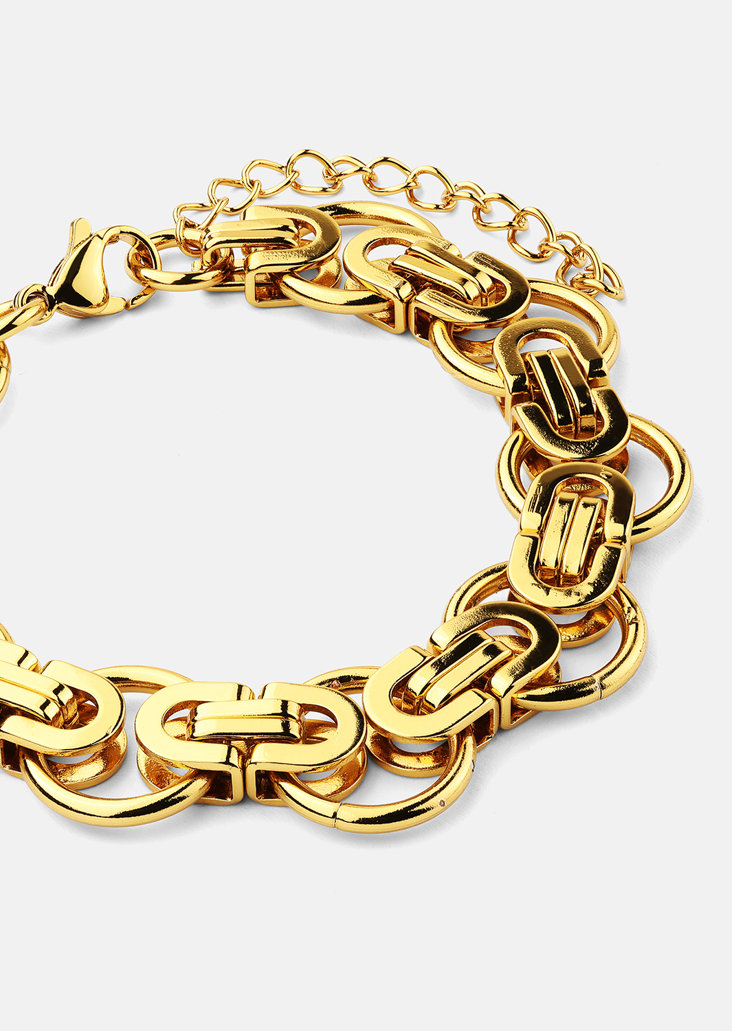 Armband Geo Loop - 18k Verguld