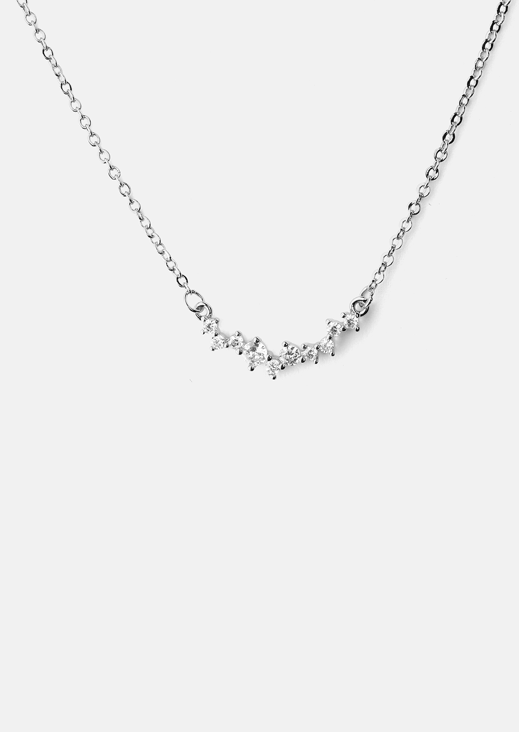 Ketting Celestia - Verzilverd