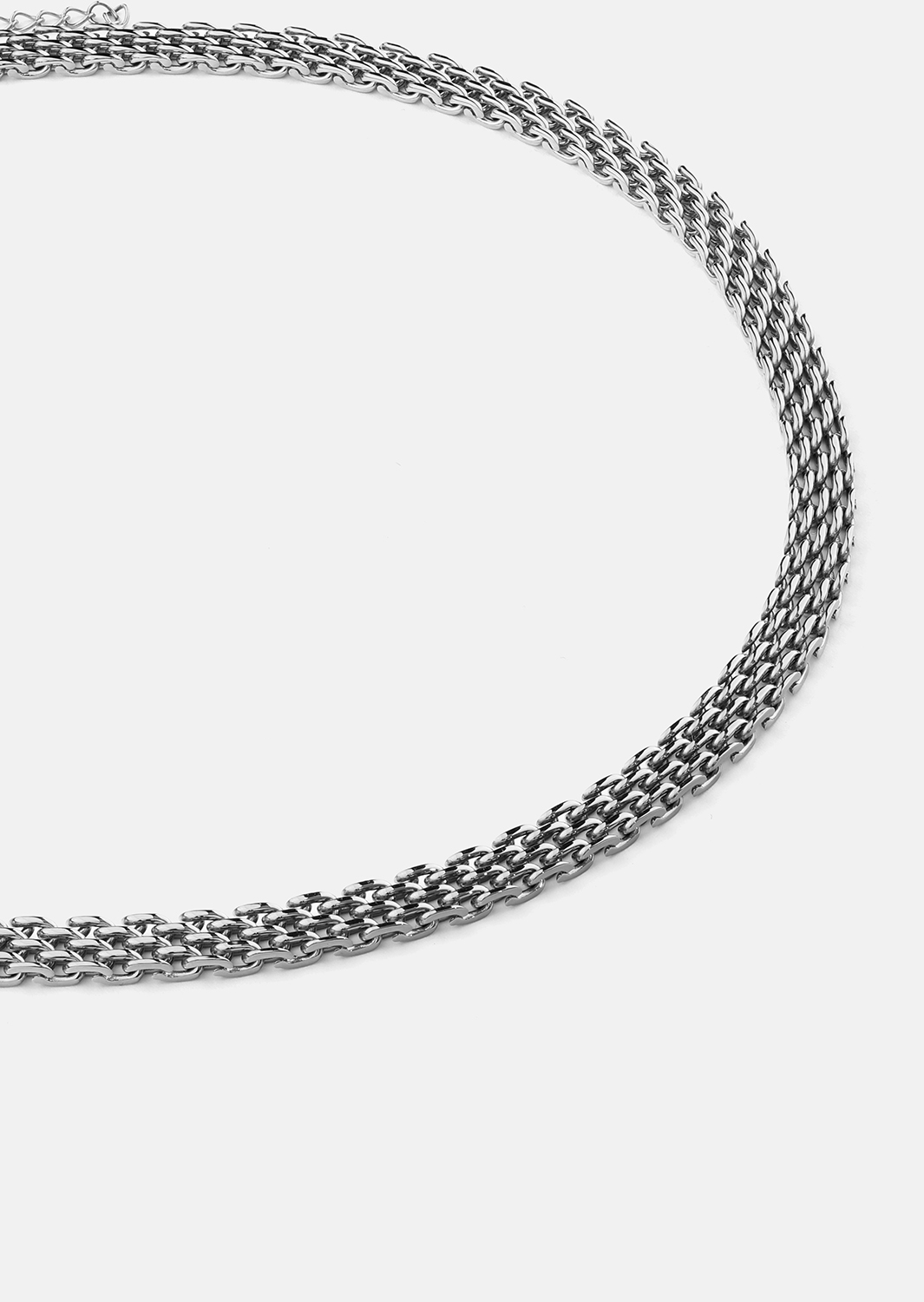 Ketting Twilight Chain Choker – Verzilverd