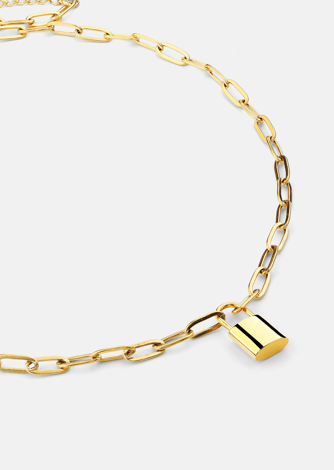 Ketting Golden Lock – 18k Verguld
