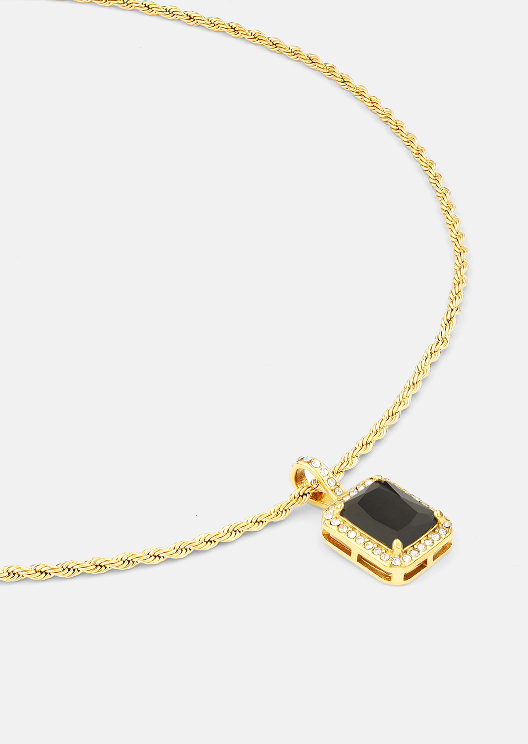 Ketting Black Luxe - 18k Verguld