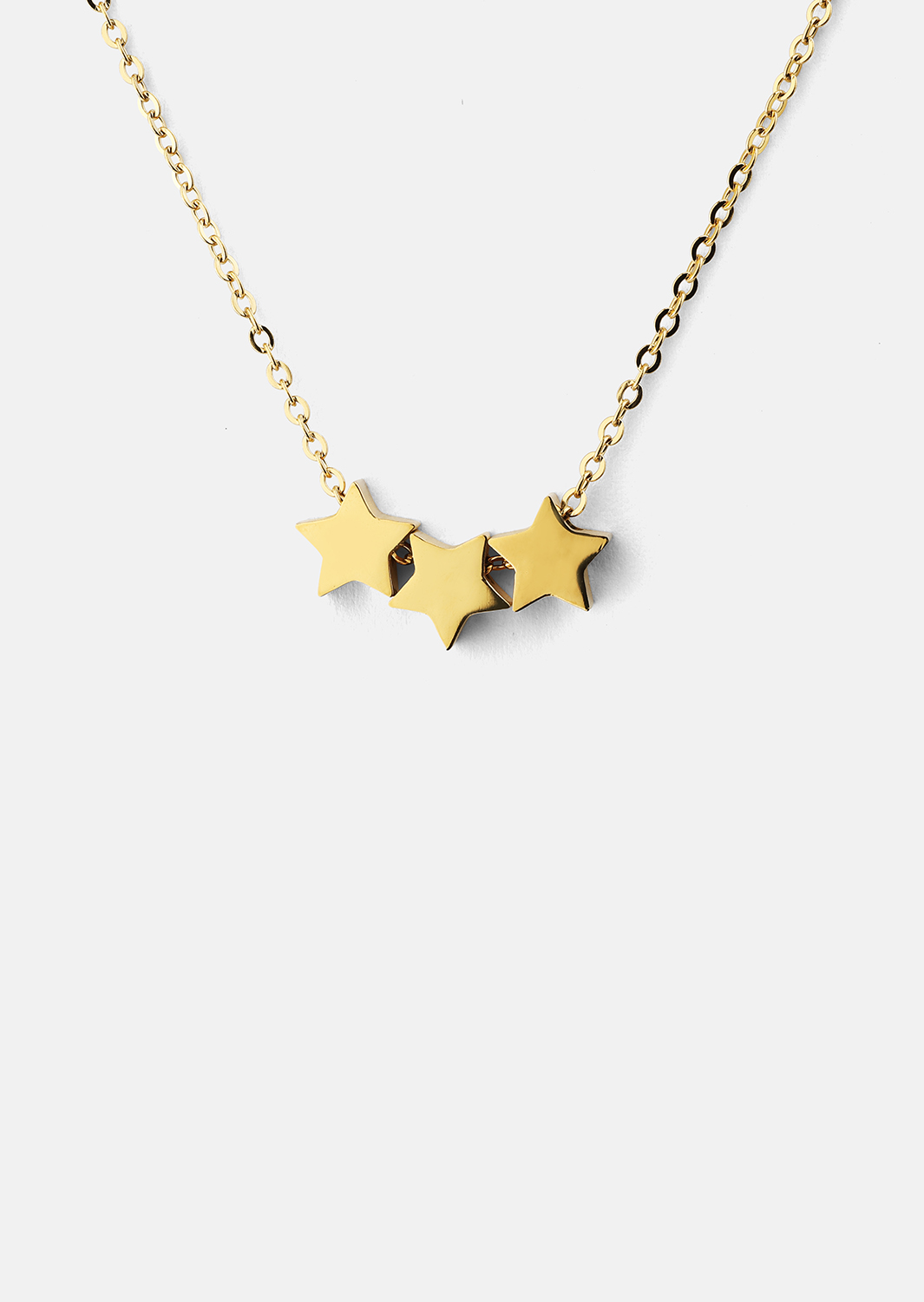 Ketting Stjärntrio – 18k Verguld