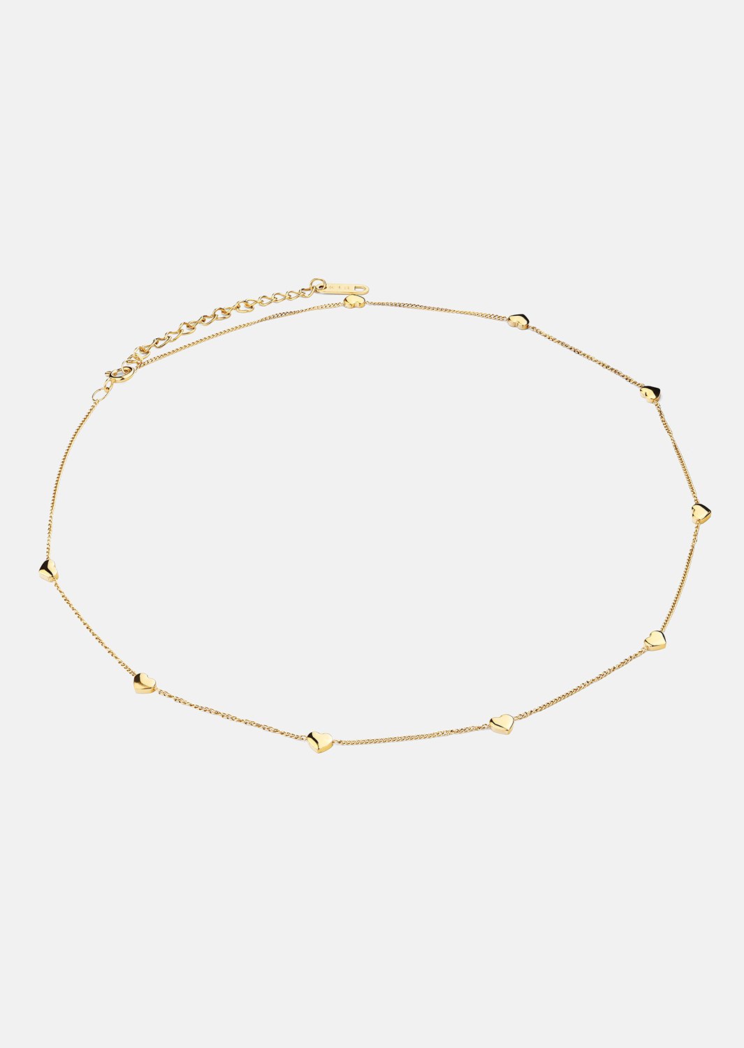 Ketting Golden Hearts - 18k Verguld