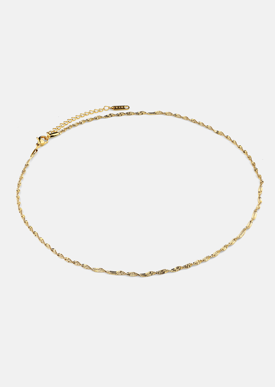 Ketting Twistad – 18k Verguld