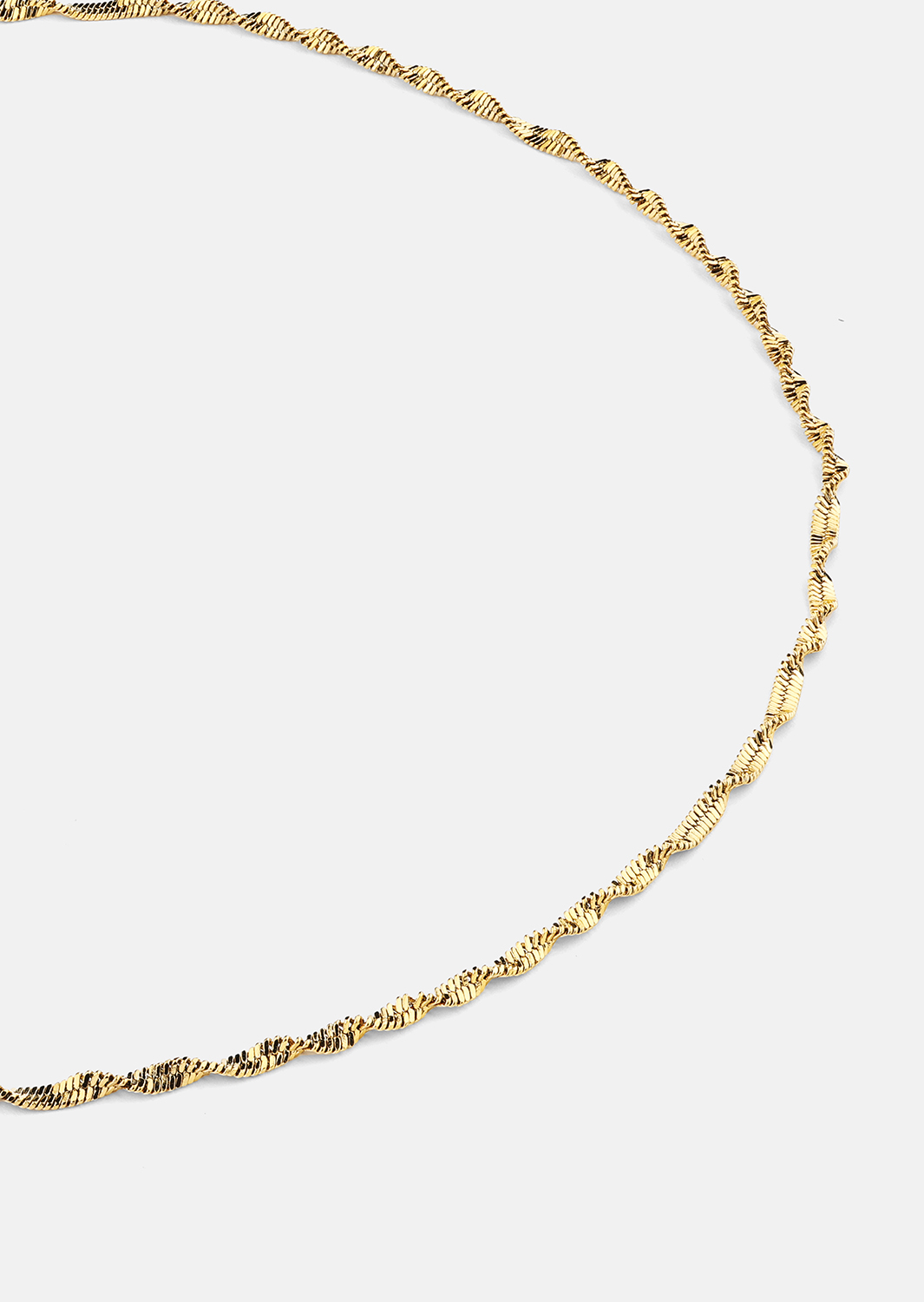 Ketting Twistad – 18k Verguld