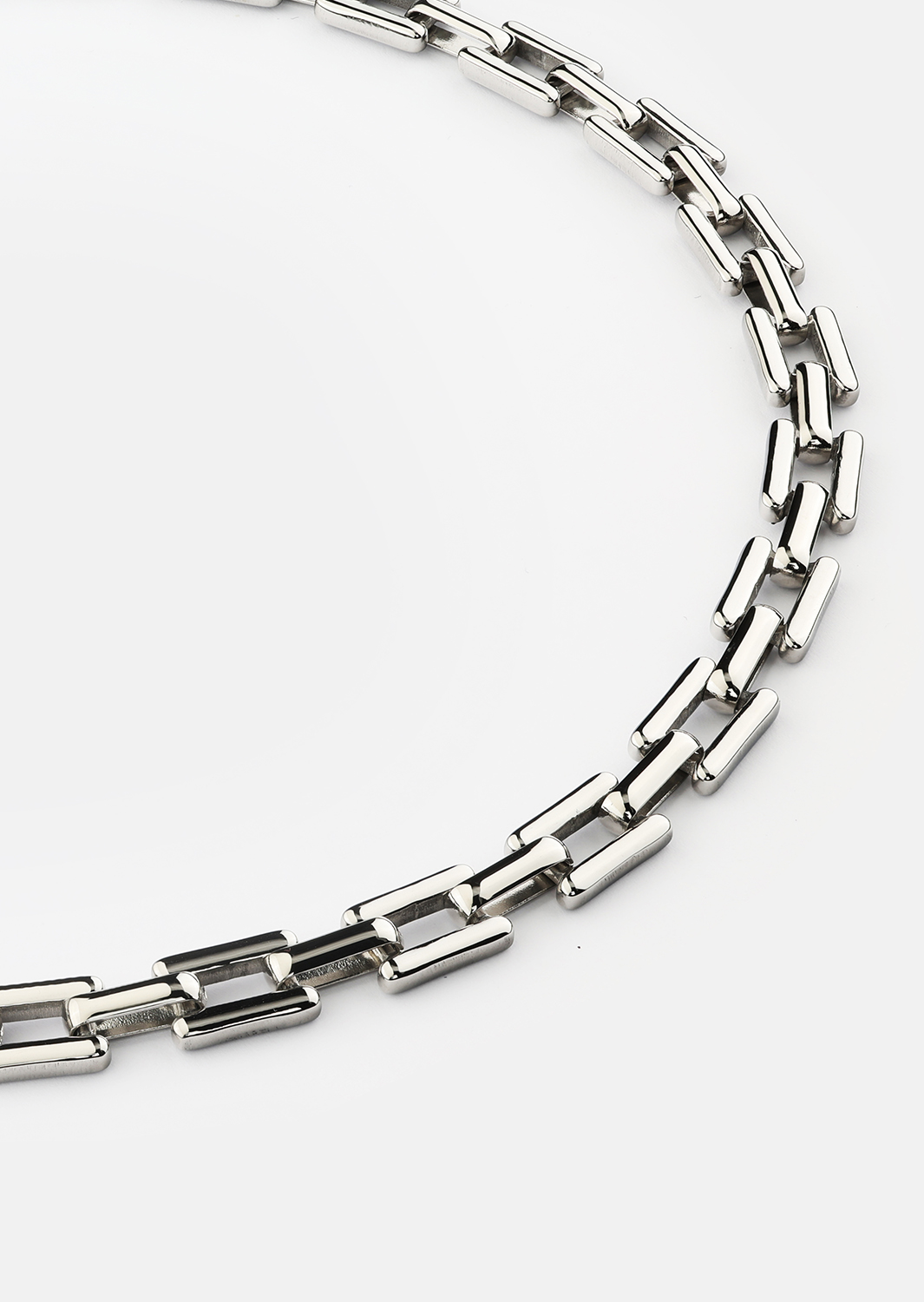 Ketting Chain Link – Verzilverd