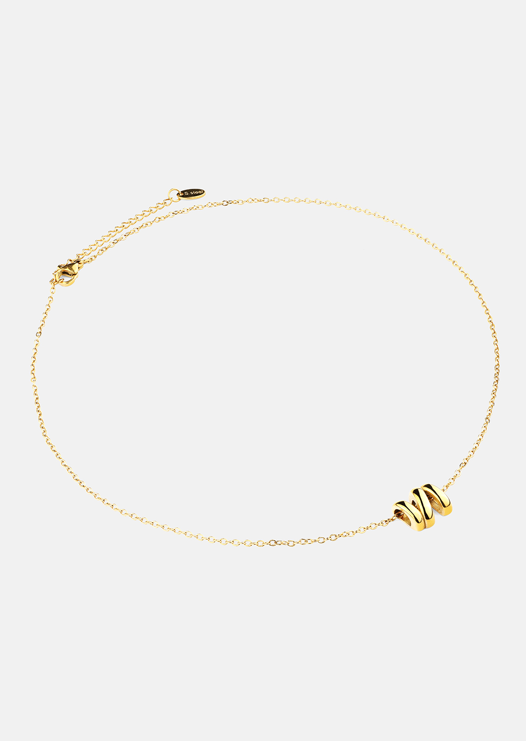 Ketting W-Twist – 18k Verguld