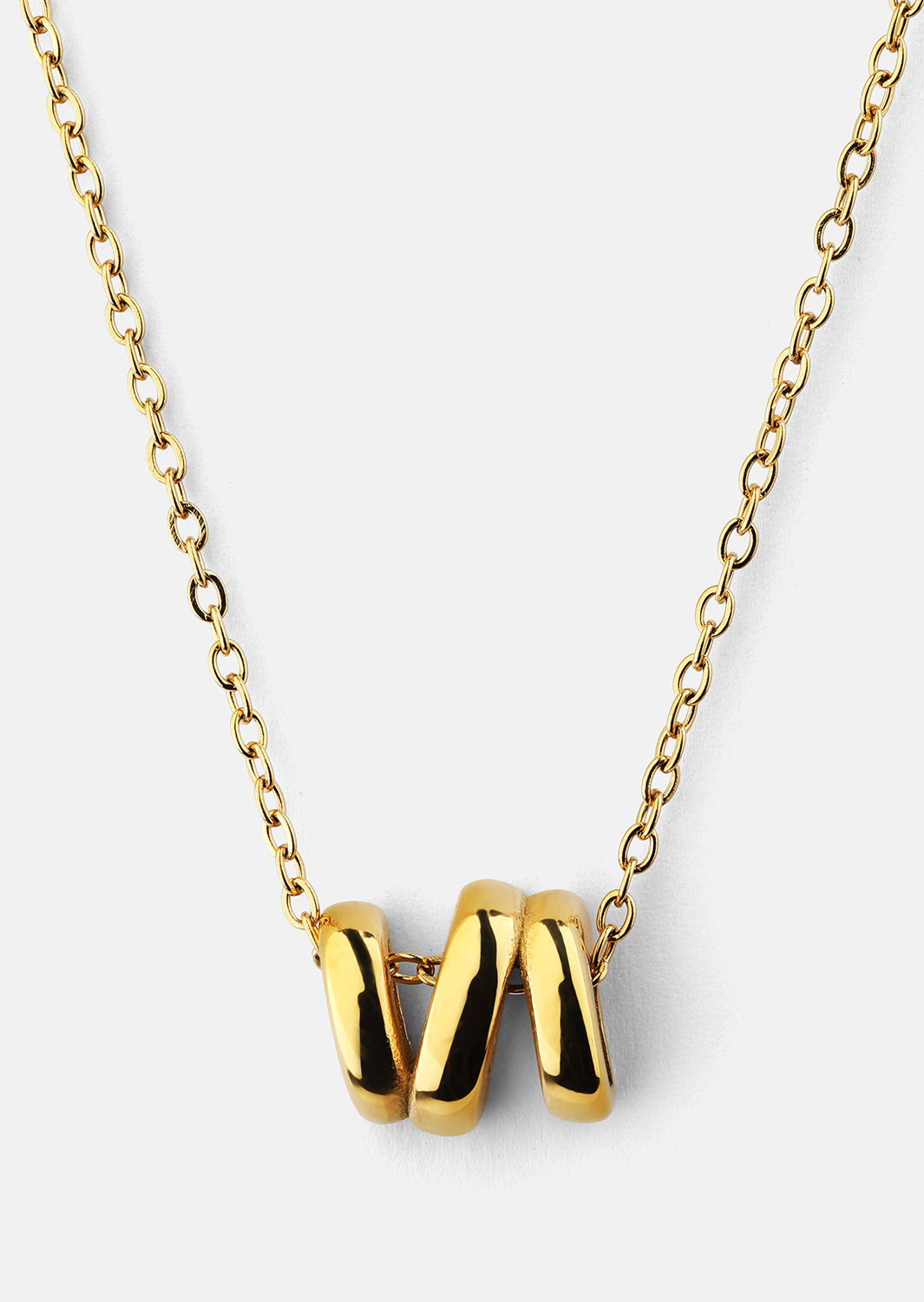 Ketting W-Twist – 18k Verguld