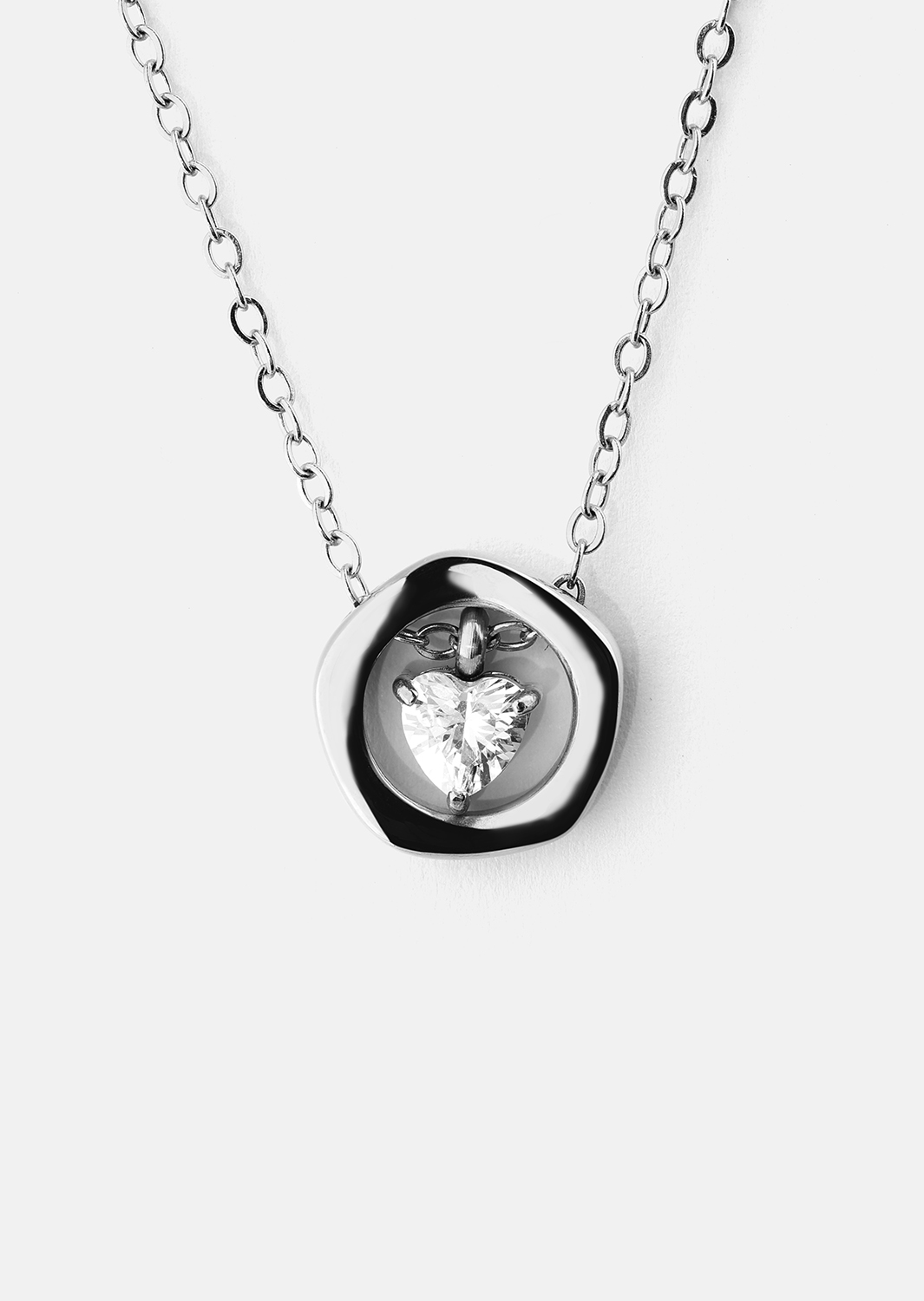 Ketting Silver Heart – Verzilverd