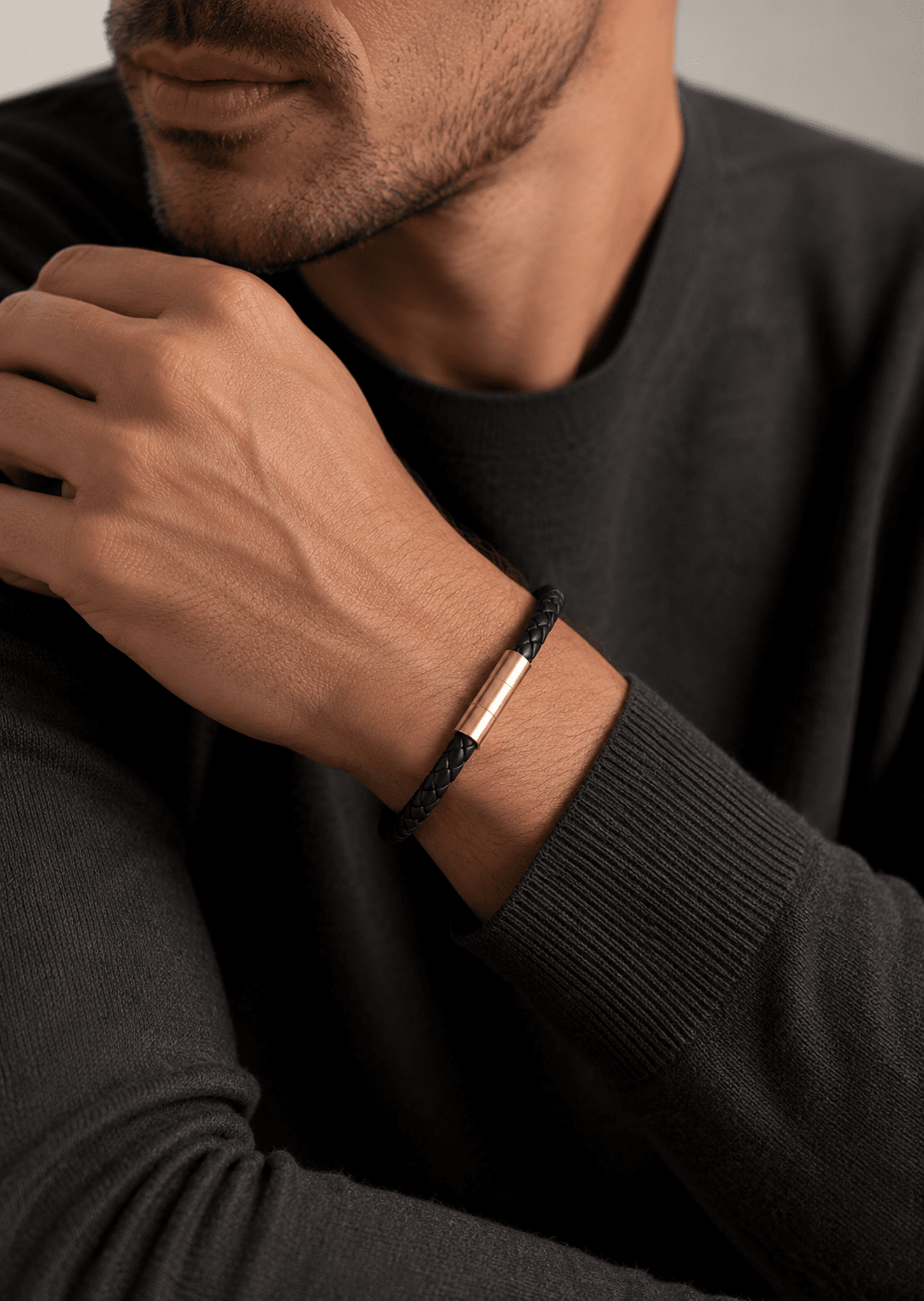 Leren armband Echo Forge