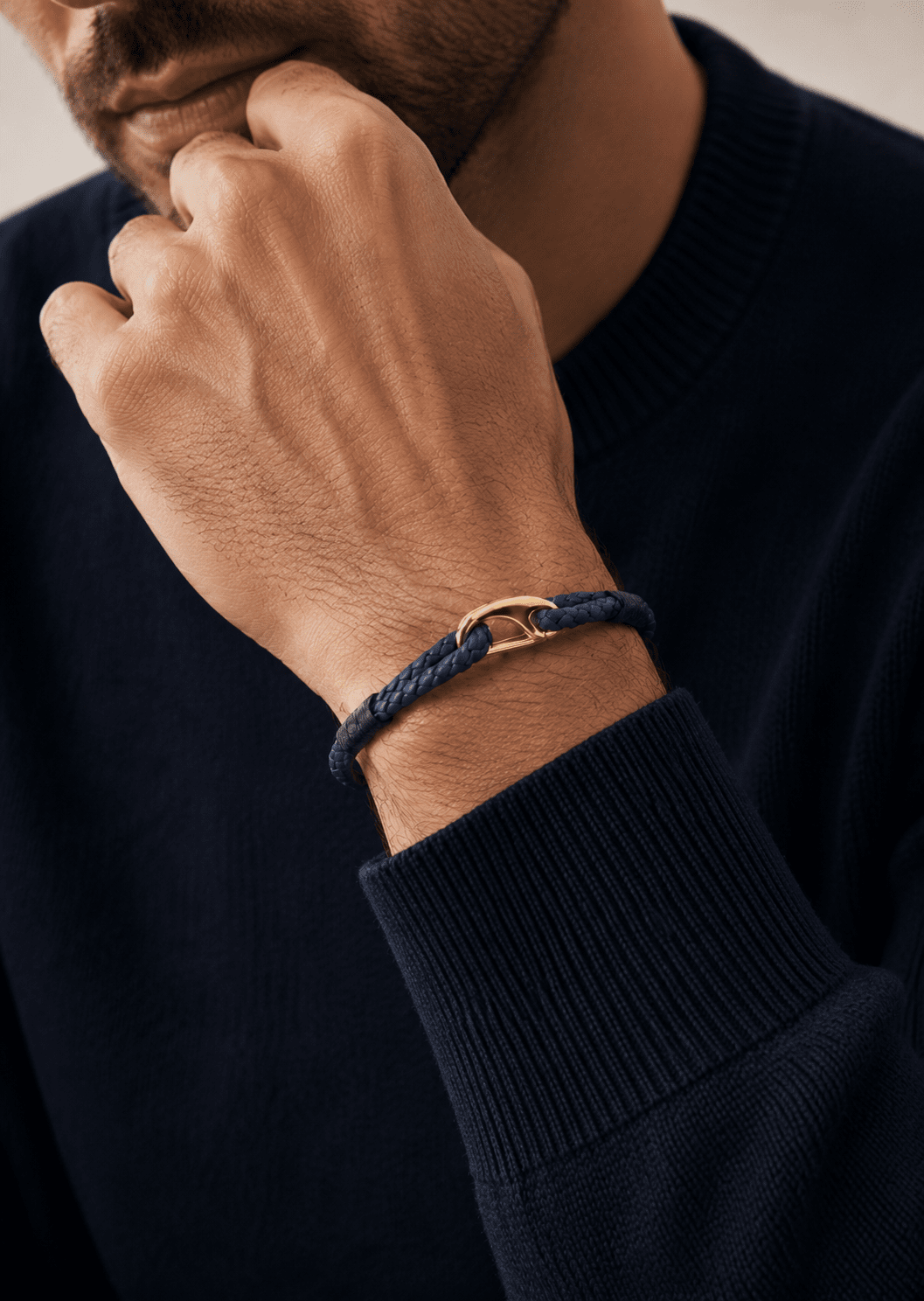 Leren armband Midnight Kin