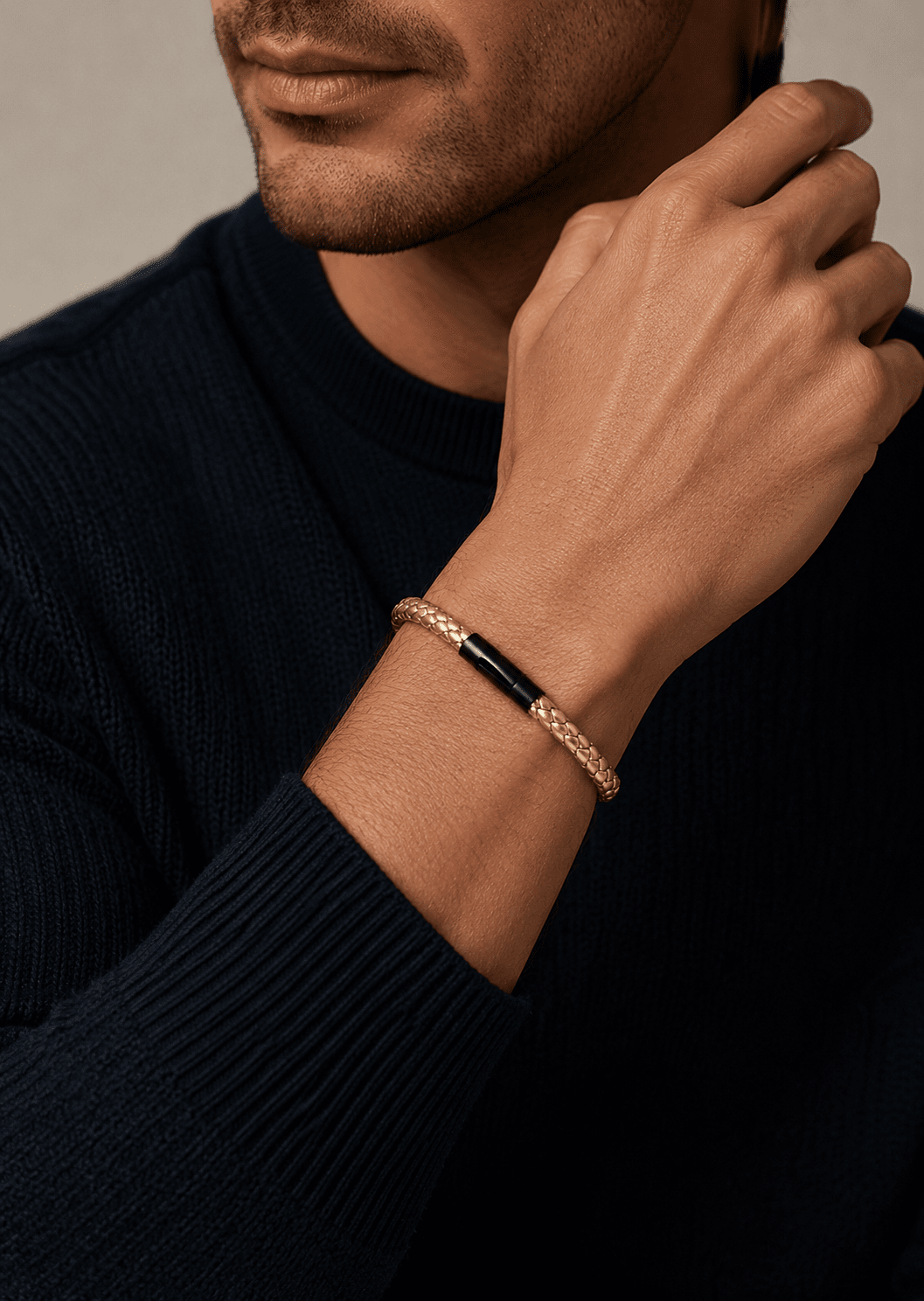 Leren armband Nexus Knots