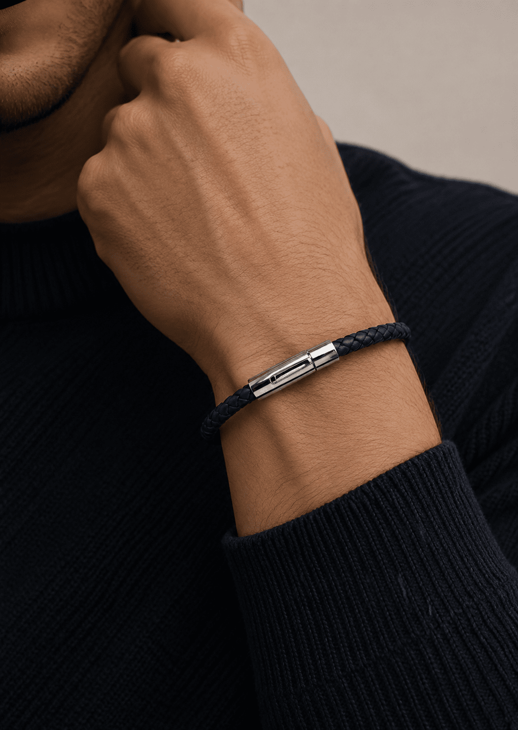 Leren armband Noble Crest