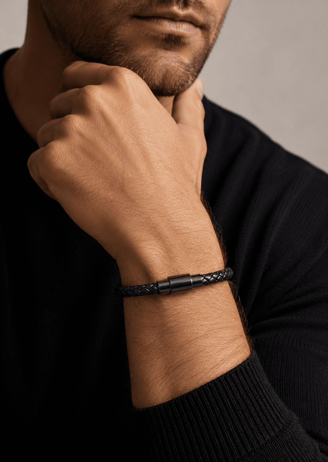 Leren armband Silvan Edge