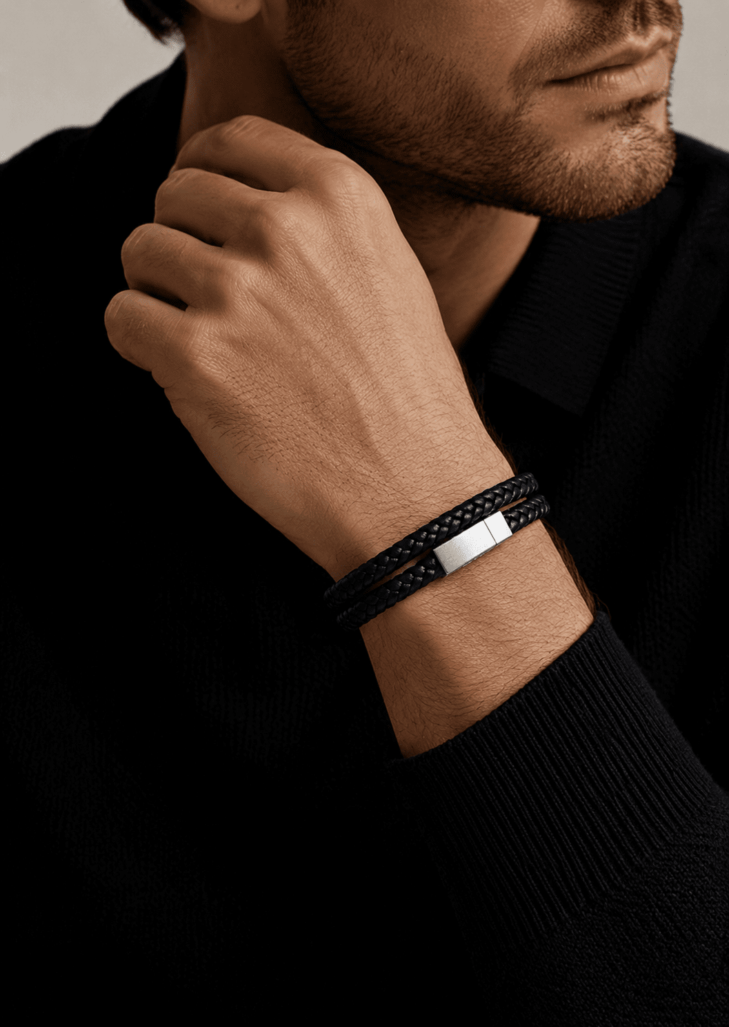Leren armband Stellar Grip