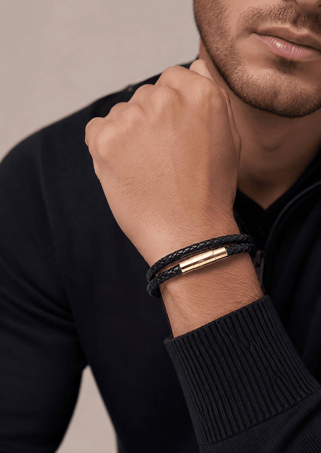 Leren armband Valor Edge