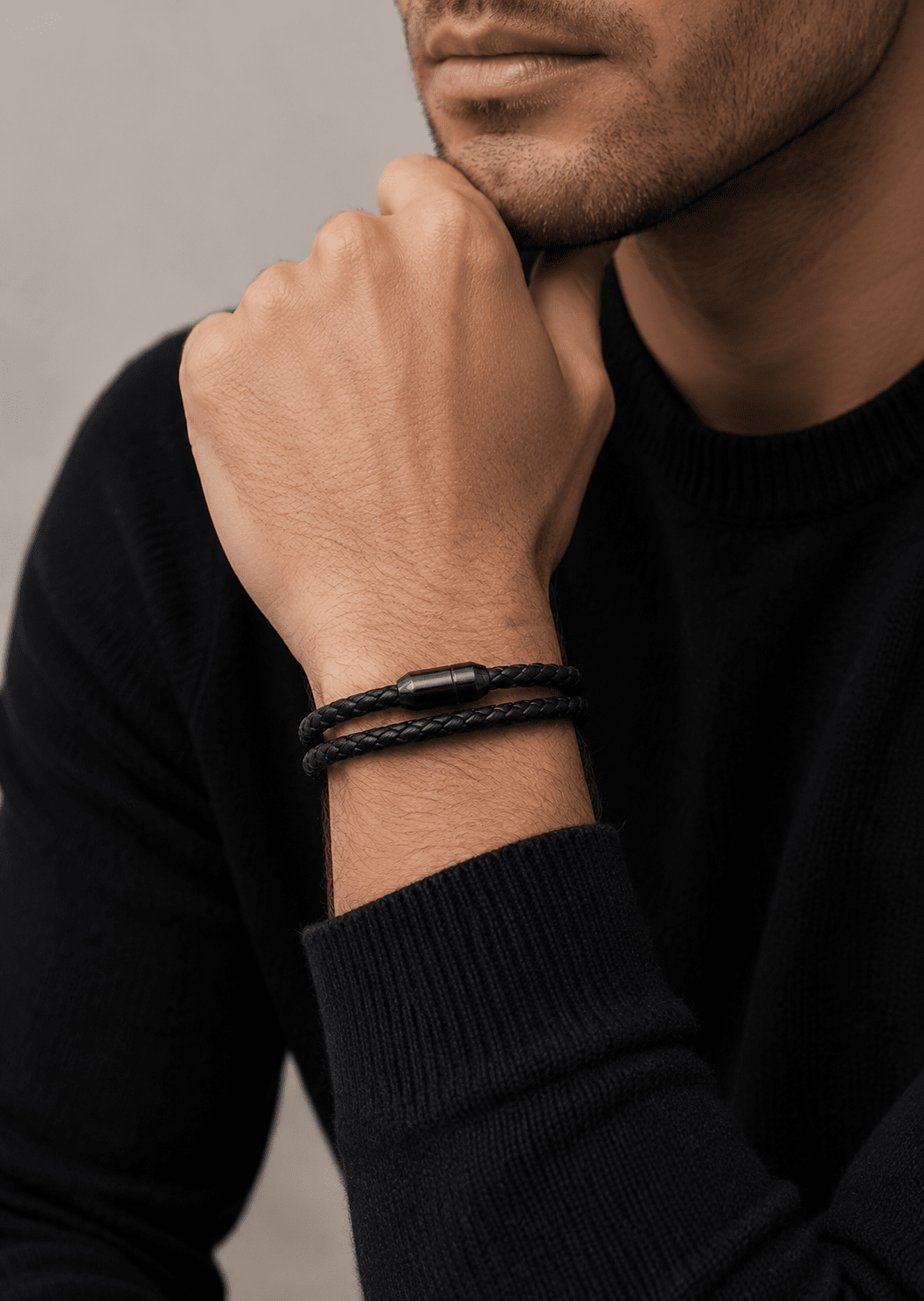 Leren armband Vanguard Thread