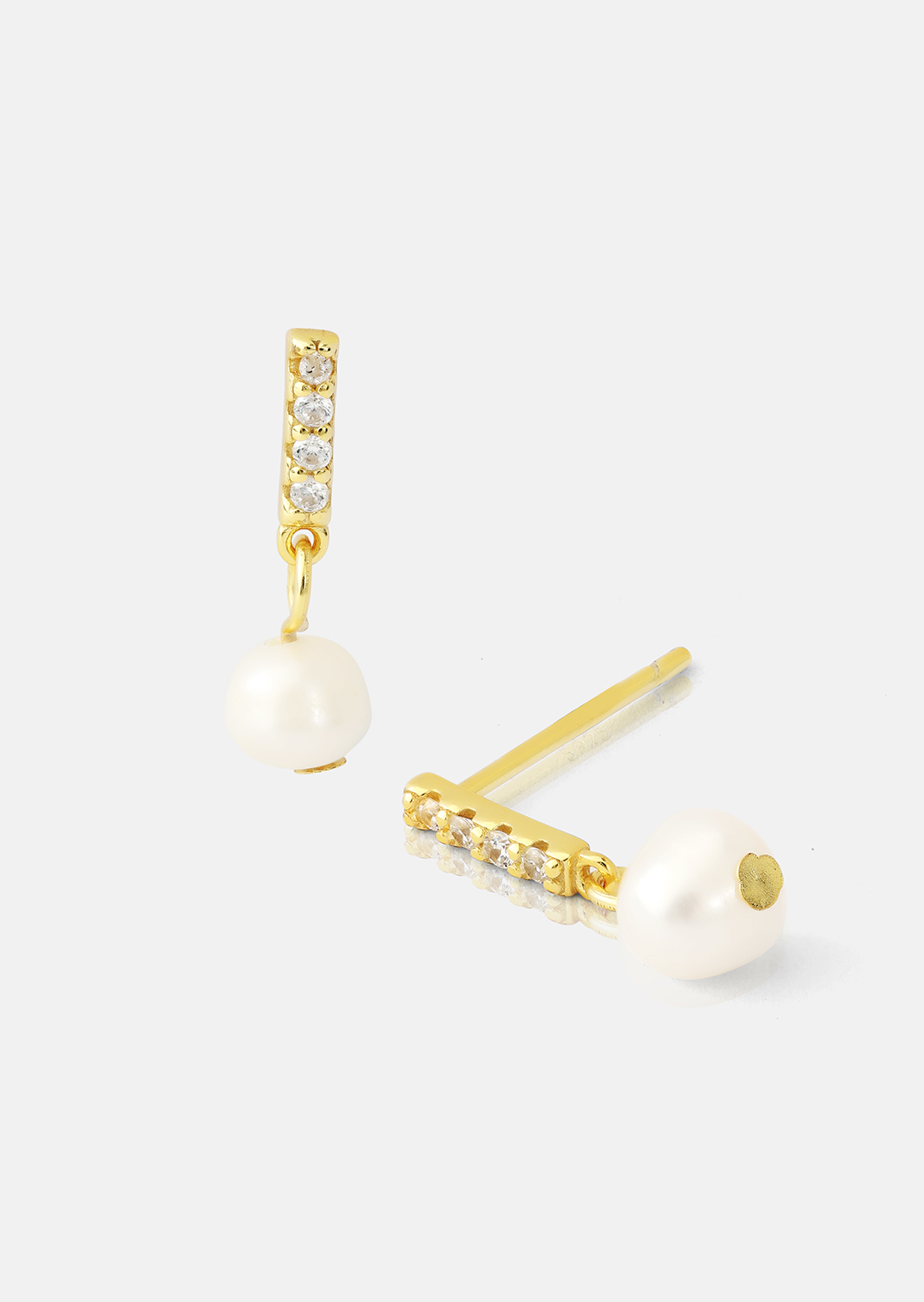 Lacona Oorbel - 18k Verguld