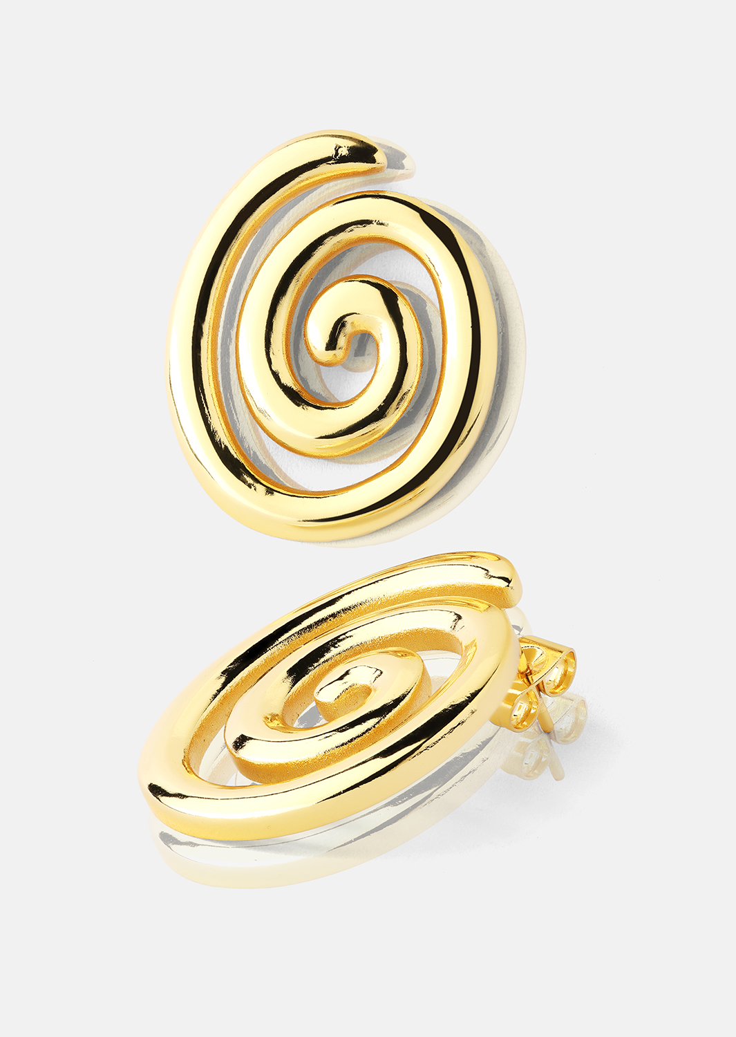 Resin Oorbel - 18k Verguld